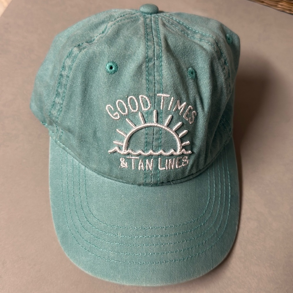 GOOD TIMES & TAN LINES Baseball Hat - Green